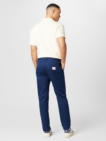 Rotholz Regular Pleat-front trousers in Blue