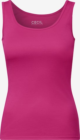 CECIL Top in Pink: front