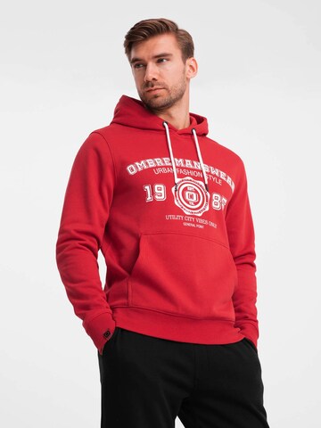 Ombre Sweatshirt 'OM-SSPS-0143' in Rood