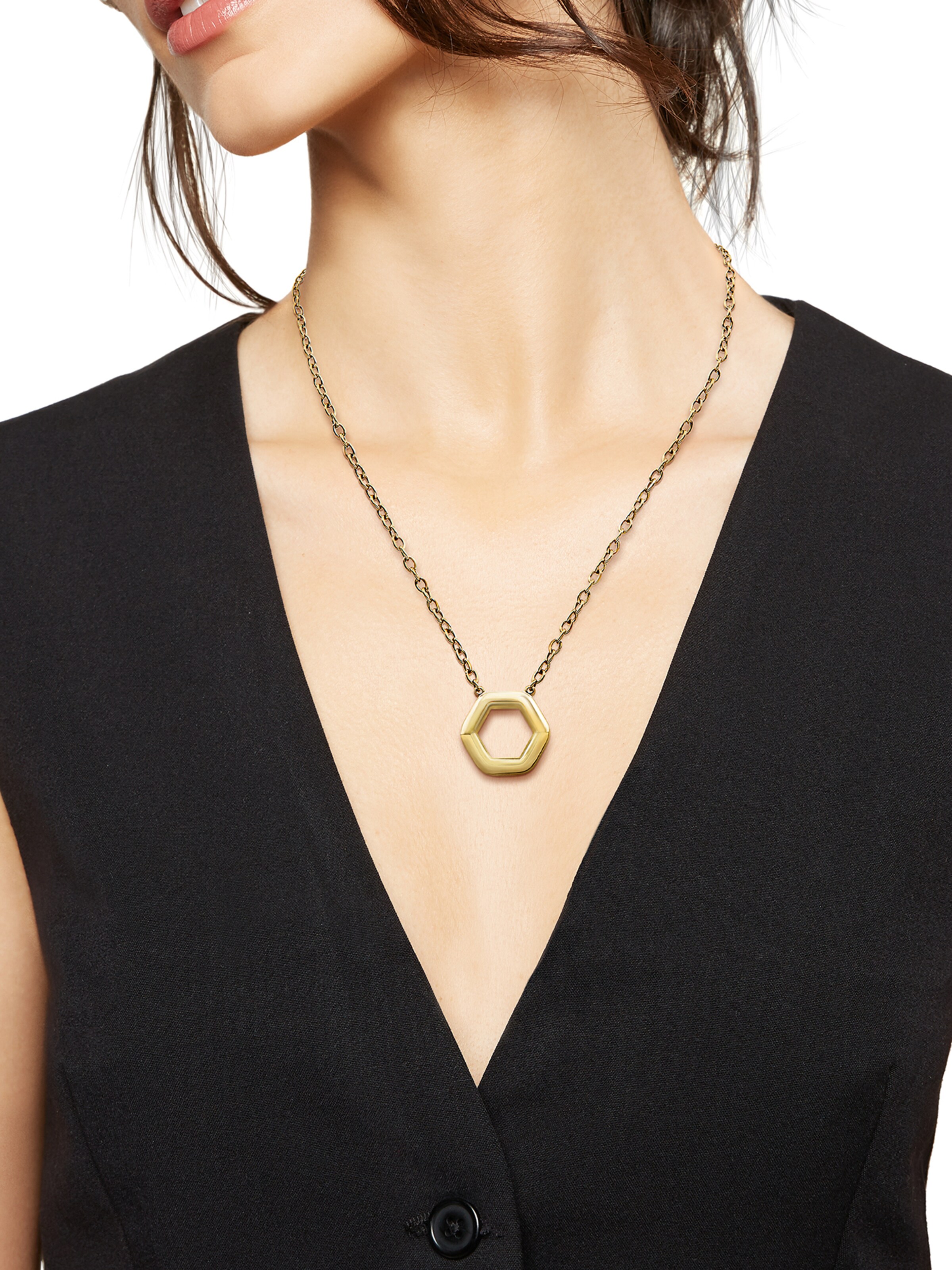 Breil Necklace in Gold: front