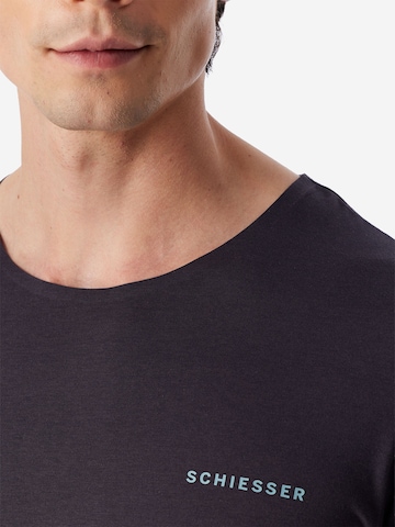 Pyjama long ' Modern Bonded ' SCHIESSER en gris
