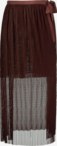 Ulla Popken Skirt in Brown: front