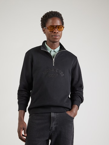 JACK & JONES Μπλούζα φούτερ 'JORBLEECKER' σε μαύρο: μπροστά
