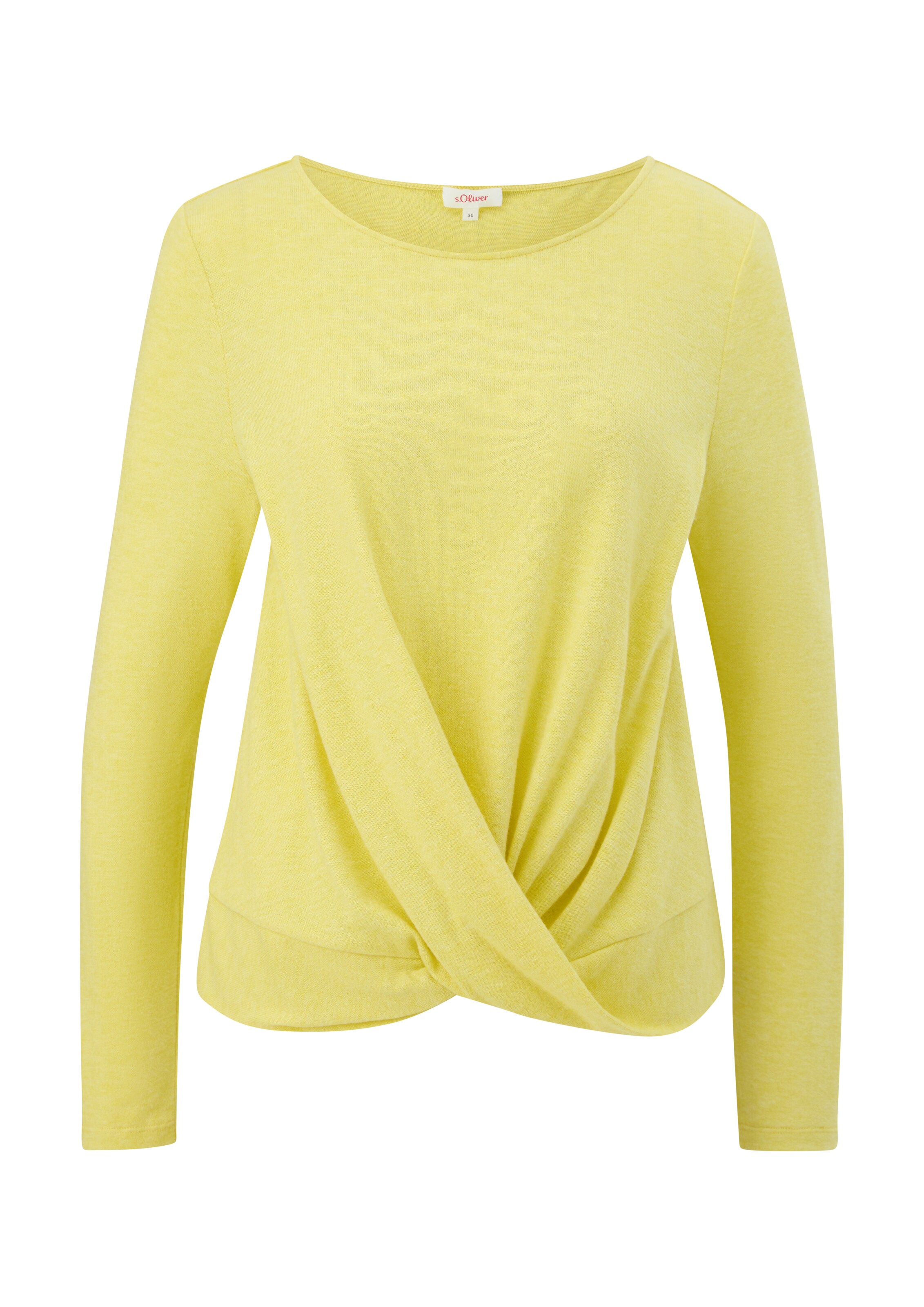 T-shirt s.Oliver en jaune : devant