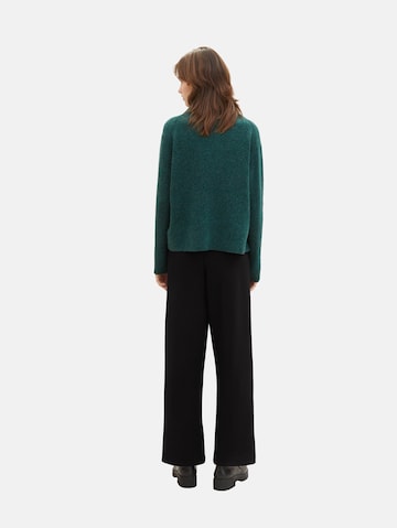 TOM TAILOR Sweater in Green