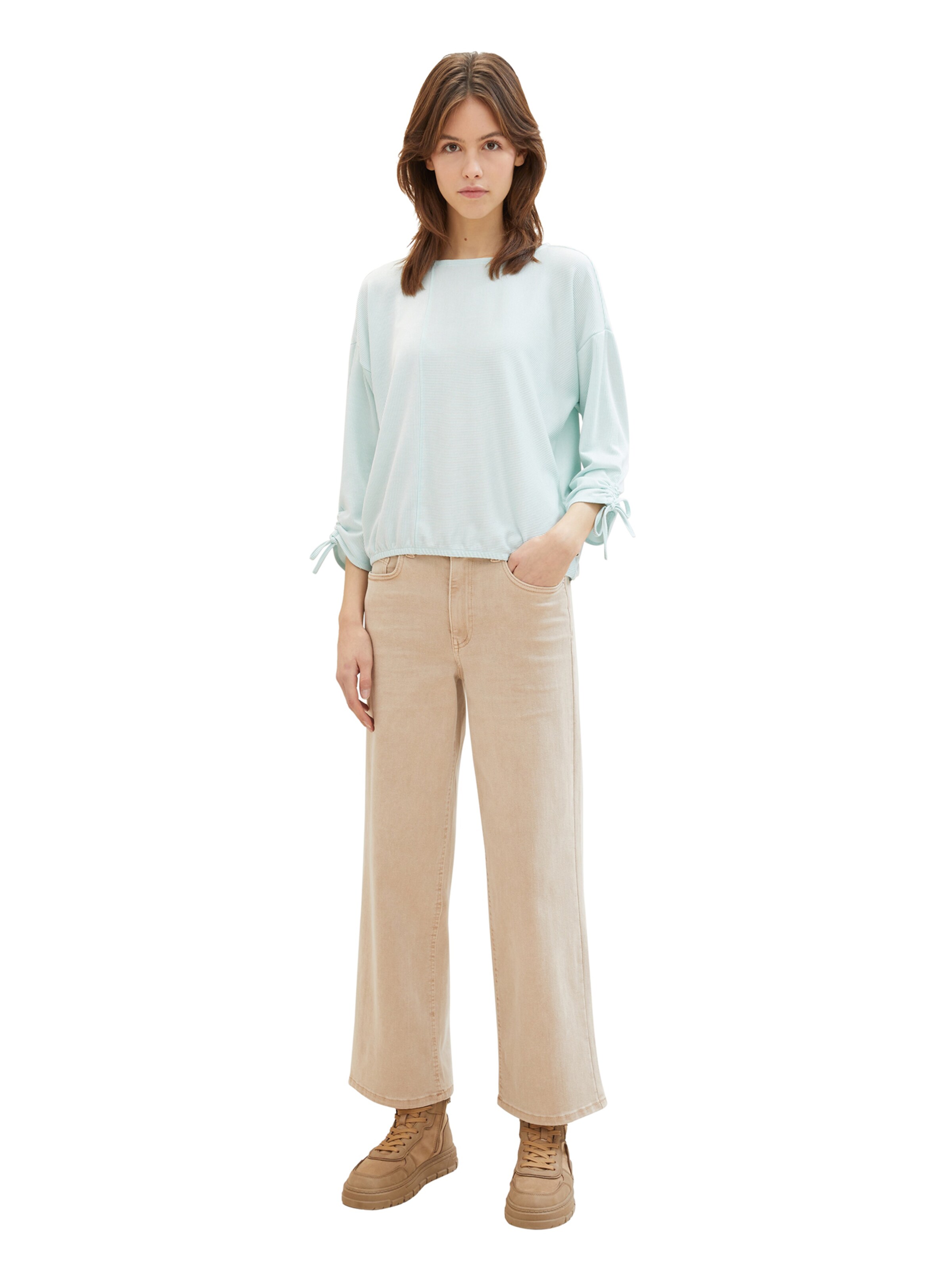 TOM TAILOR DENIM Tričko - Zelená