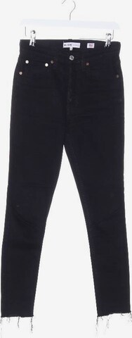RE/DONE Jeans 25 in Schwarz: predná strana