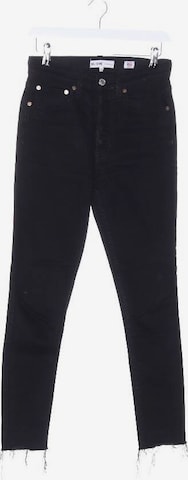 RE/DONE Jeans in 25 in Black: front