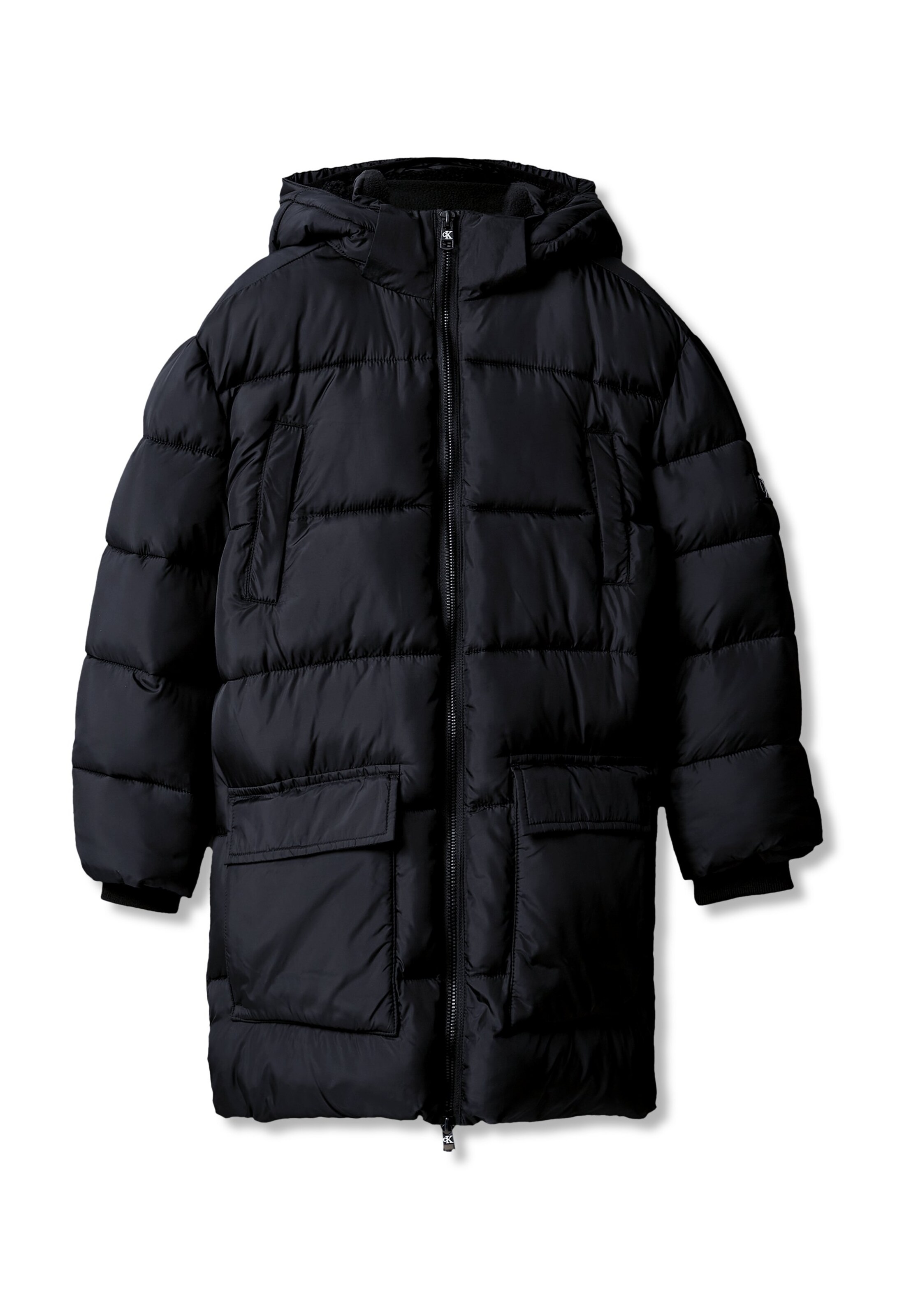 Calvin Klein Jeans Vinterjacka 'Essential' i svart: framsida