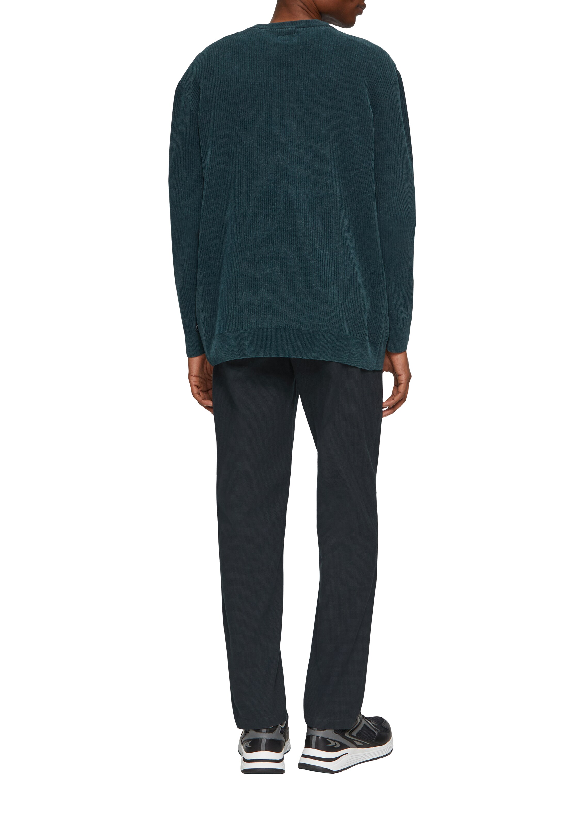 QS Slimfit Chino 'Rick' in Blauw