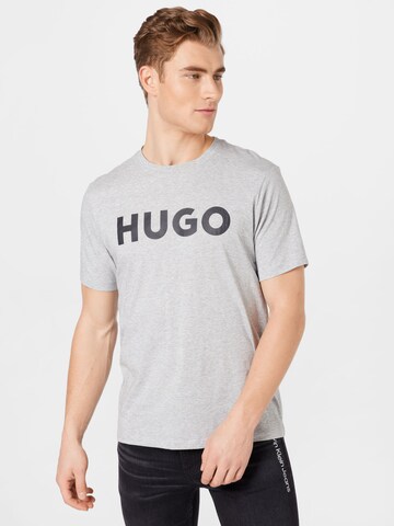 Tricou 'Dulivio' de la HUGO pe gri: față