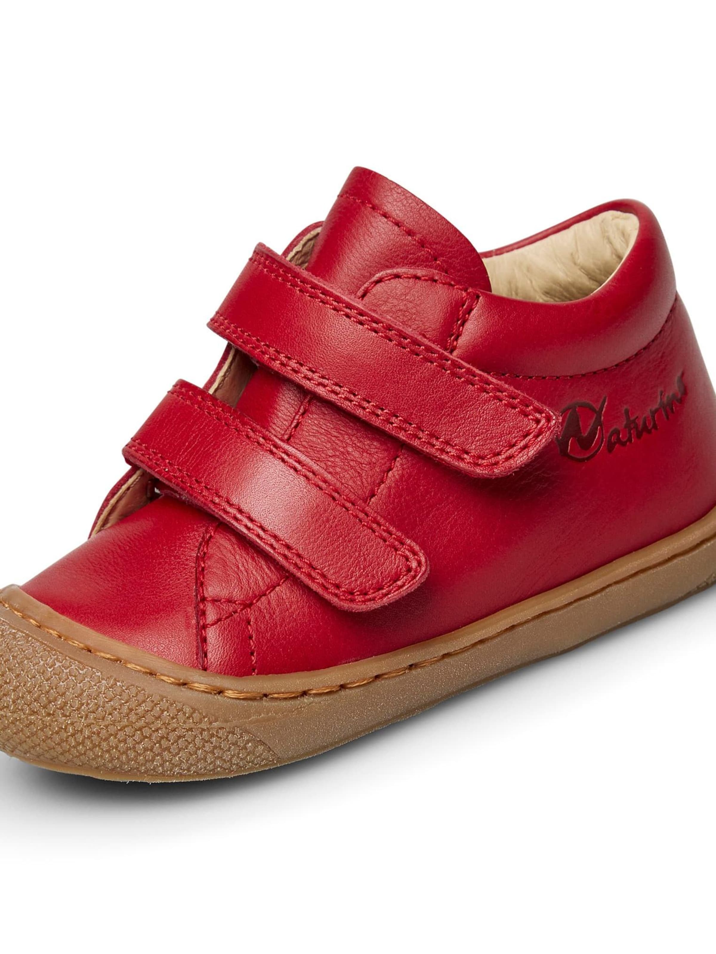 Baskets 'COCOON VL' NATURINO en rouge
