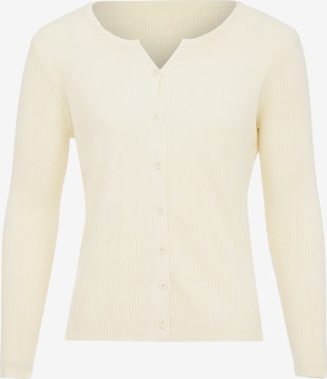 IPARO Knit Cardigan in Beige: front