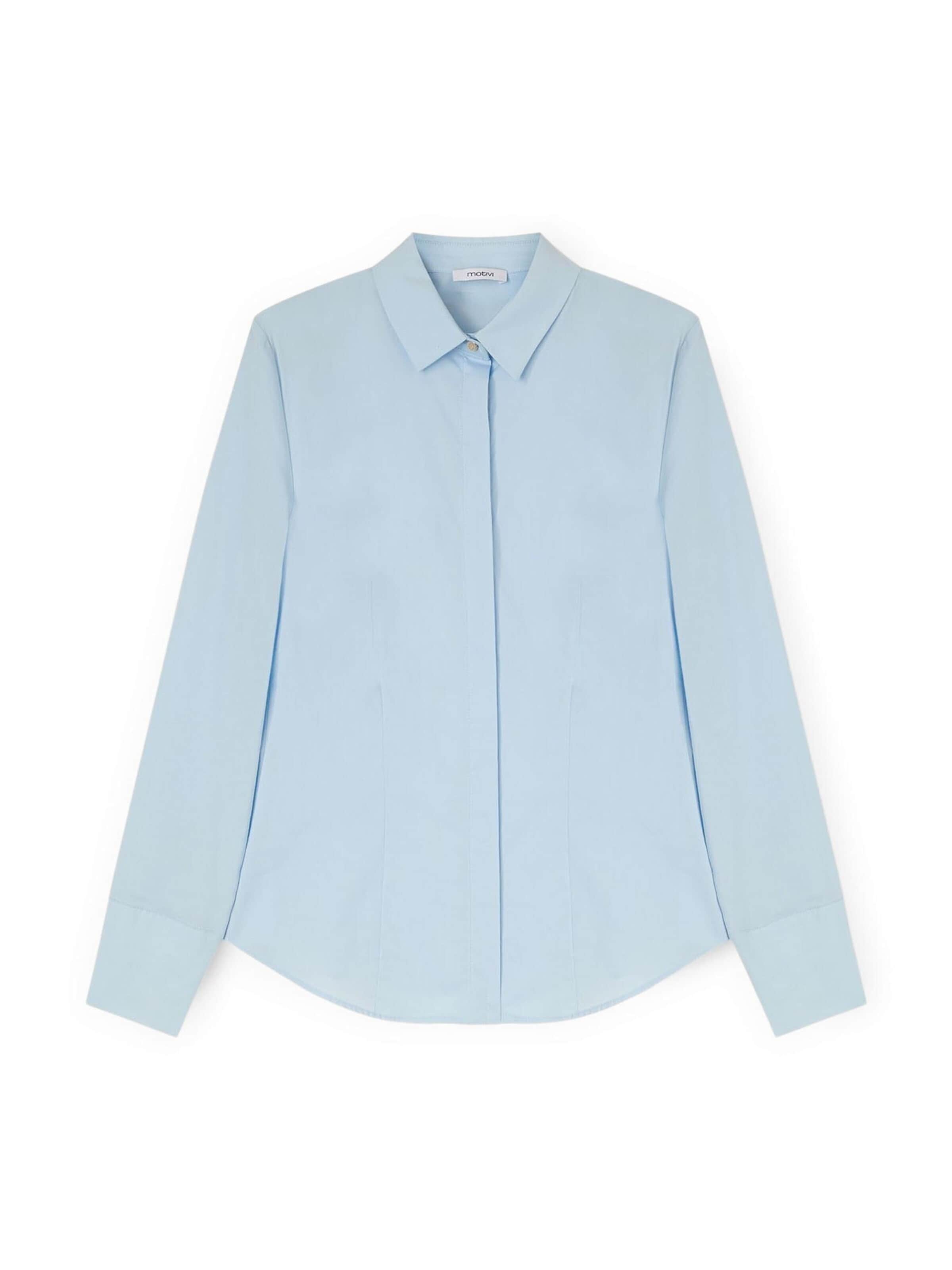 MOTIVI Blouse in Blue: front