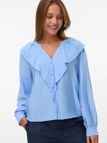 VERO MODA Bluse 'VMKAJA' in Blau: Vorderseite
