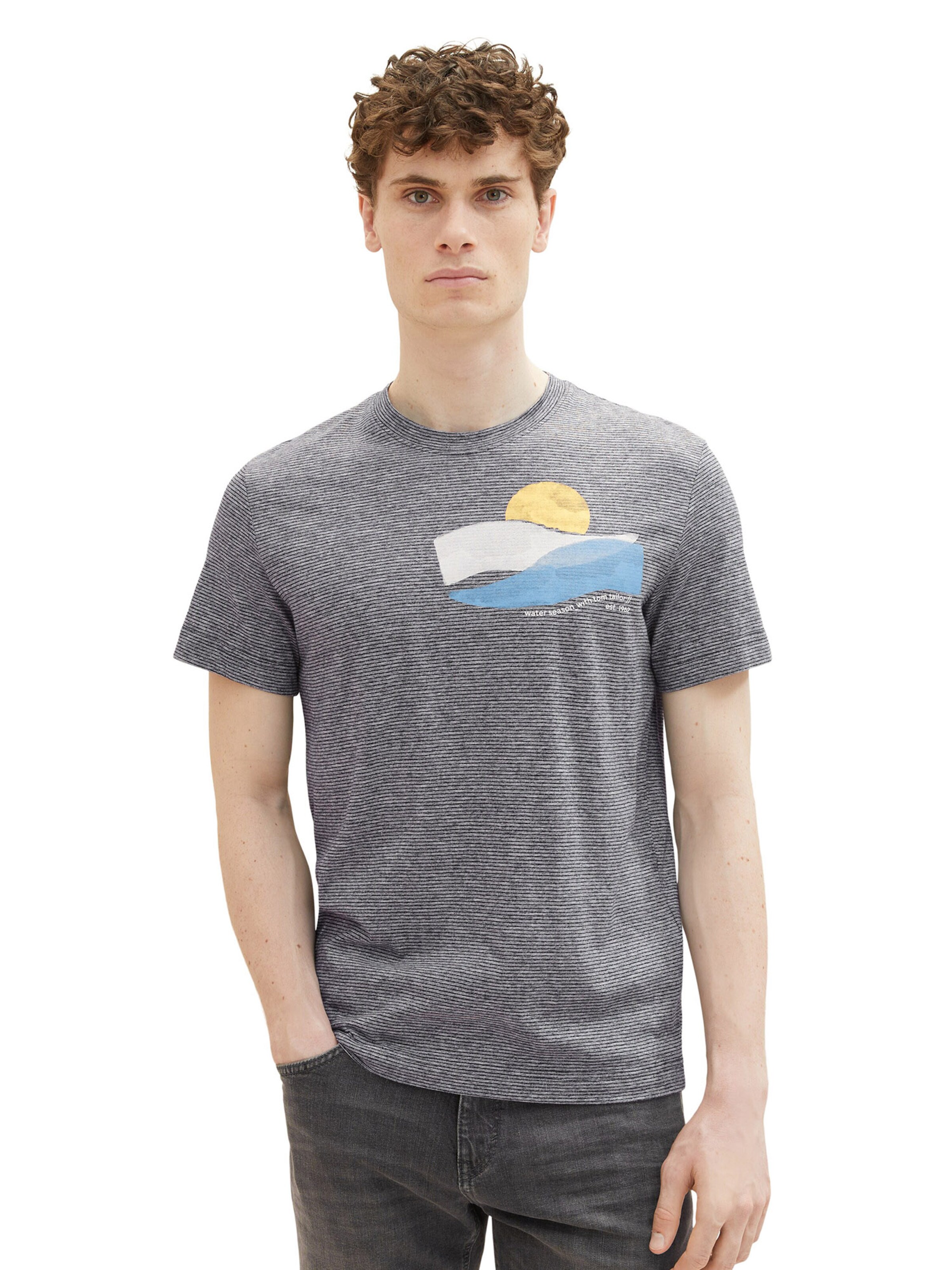 Maglietta di TOM TAILOR in blu: frontale