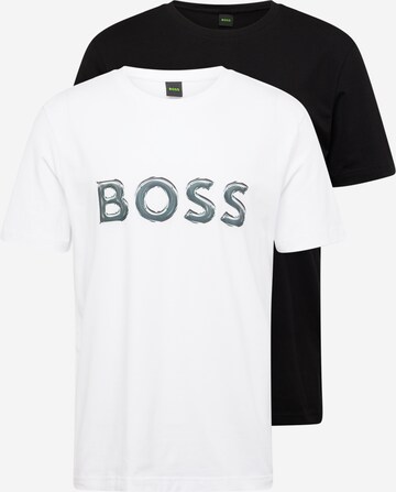 BOSS Shirt in Zwart: voorkant