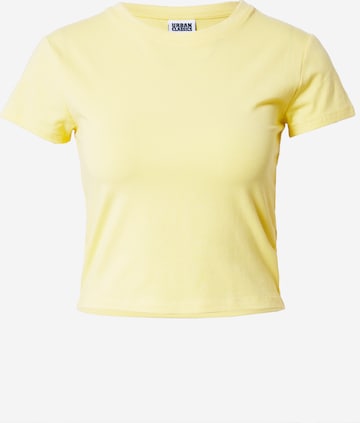 T-shirt Urban Classics en jaune : devant