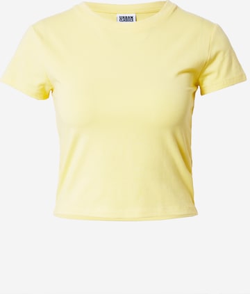 Urban Classics - Camiseta en amarillo: frente