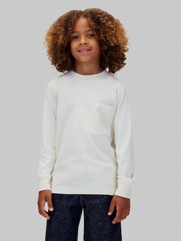 Pull-over Calvin Klein Jeans en blanc : devant
