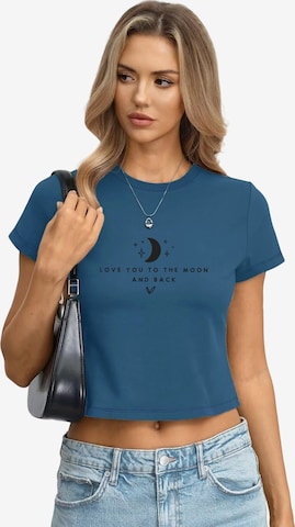 GORHEY Shirt in Blauw: voorkant