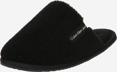 Calvin Klein Jeans Pantoufle en noir / blanc, Vue avec produit