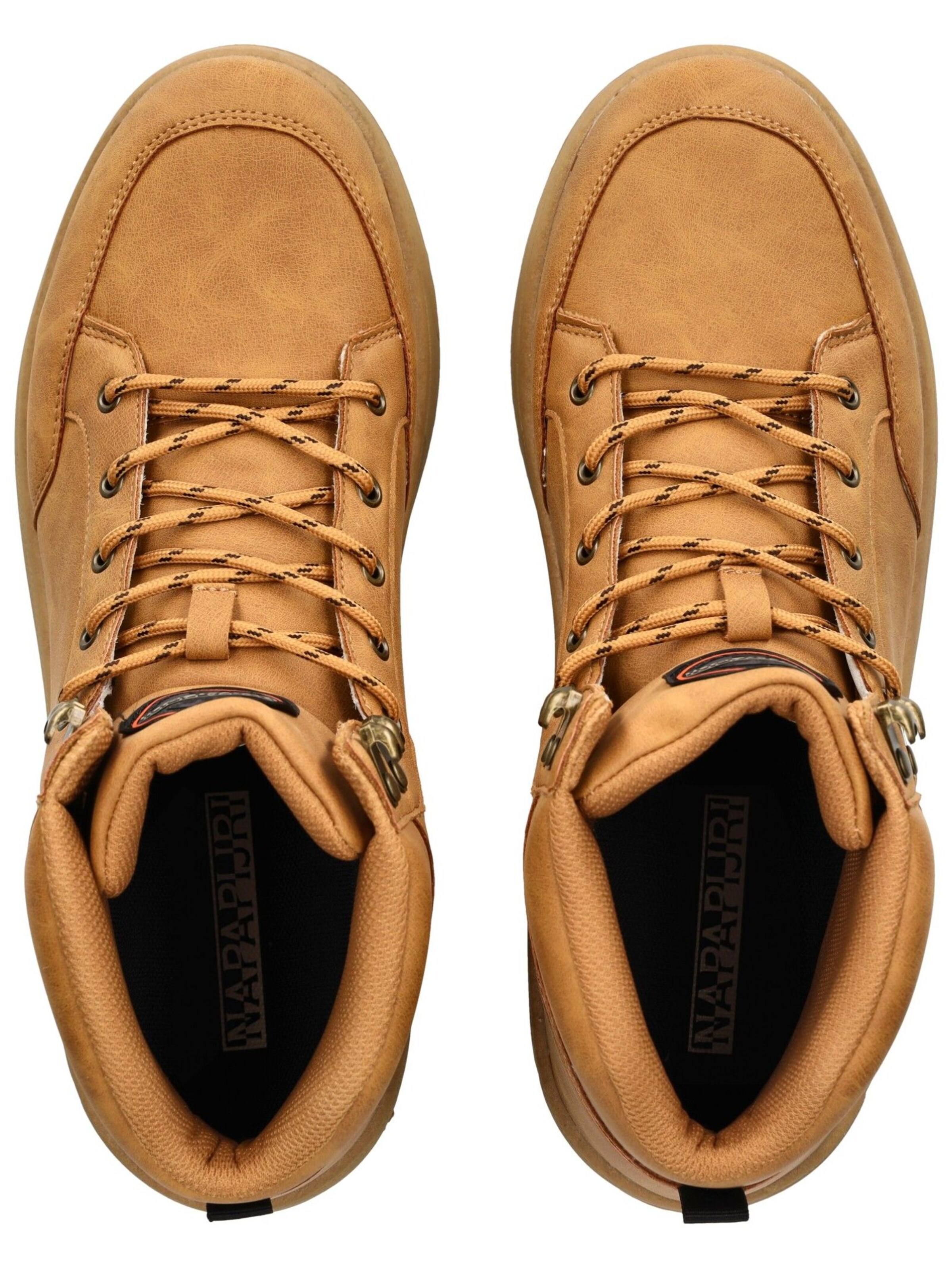 Stivale stringato di NAPAPIJRI in giallo