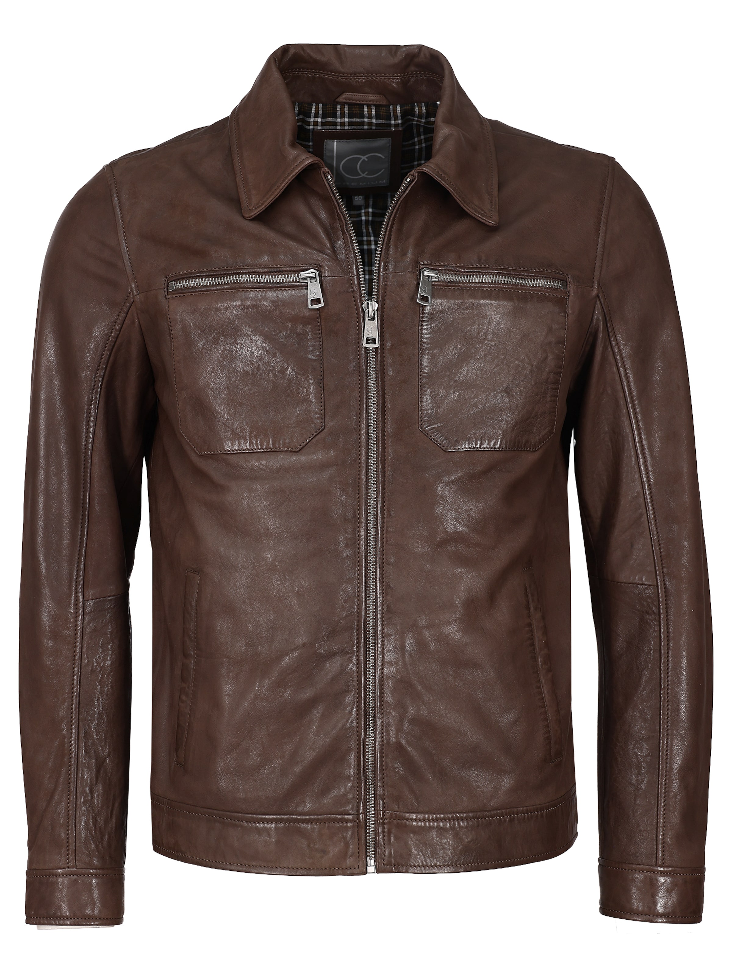 JCC Between-season jacket in Brown: front