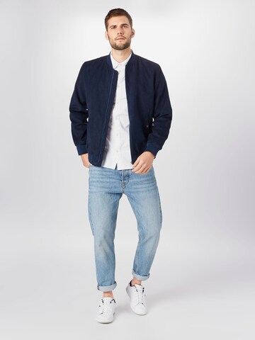 Tommy Jeans Slim Fit Skjorte 'Oxford' i hvid