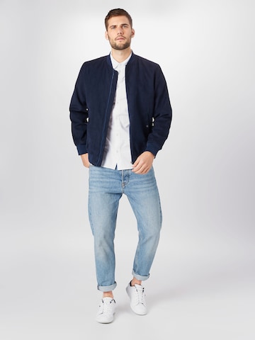 Slim fit Cămașă 'Oxford' de la Tommy Jeans pe alb