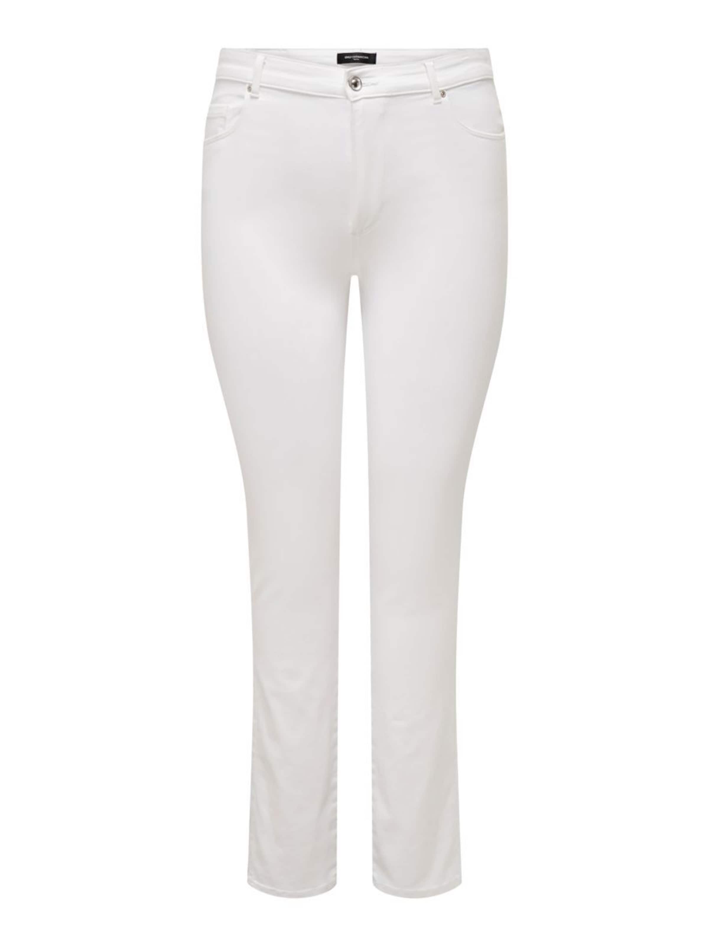 ONLY Carmakoma - regular Vaquero 'CARAUGUSTA' en blanco: frente