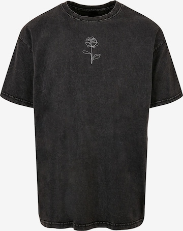 T-Shirt 'Spring - Rose' Merchcode en noir : devant