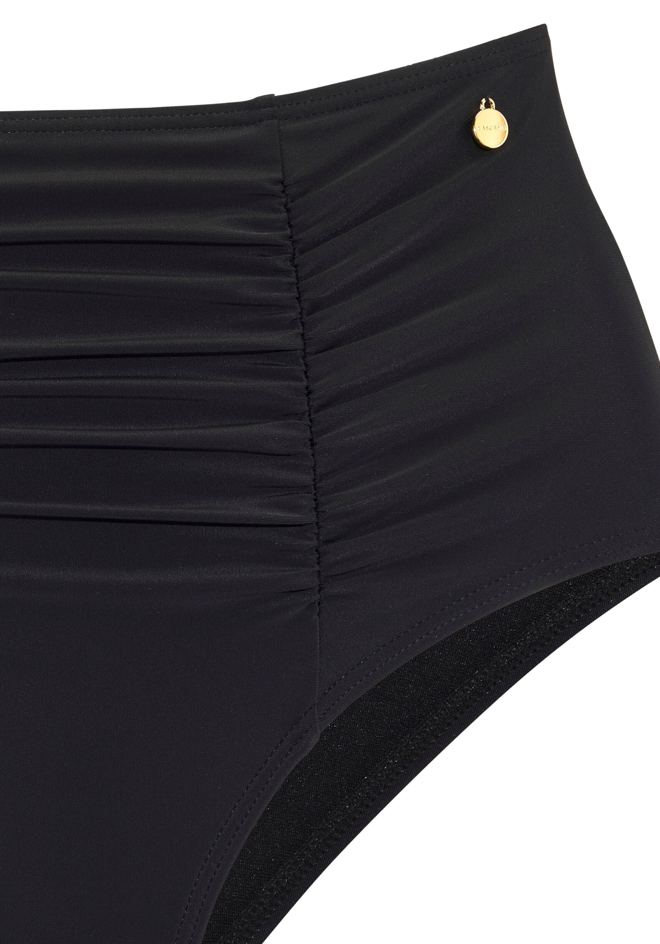 LASCANA Bikini hlačke | črna barva