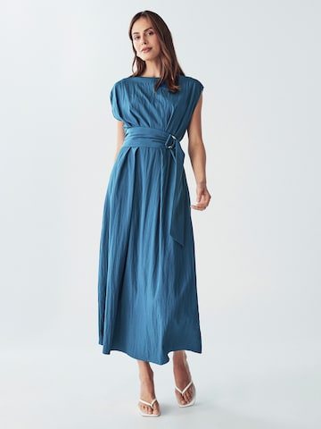 Willa Šaty 'Yana' - Modrá: predná strana