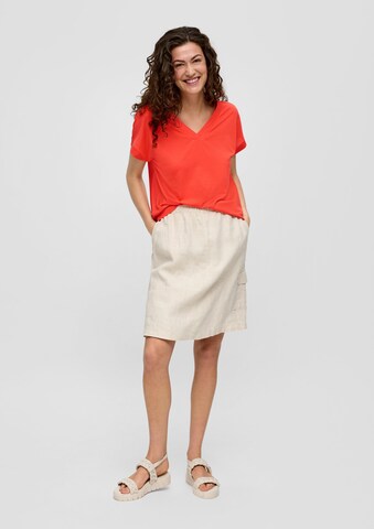 T-shirt s.Oliver en orange