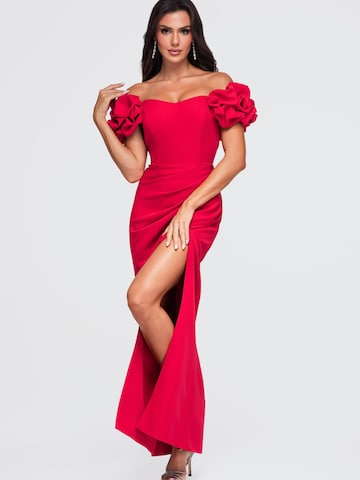 Ombre Evening dress in Red