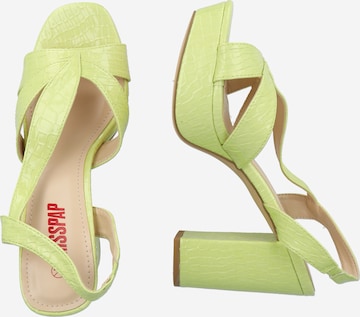 Sandales Misspap en vert