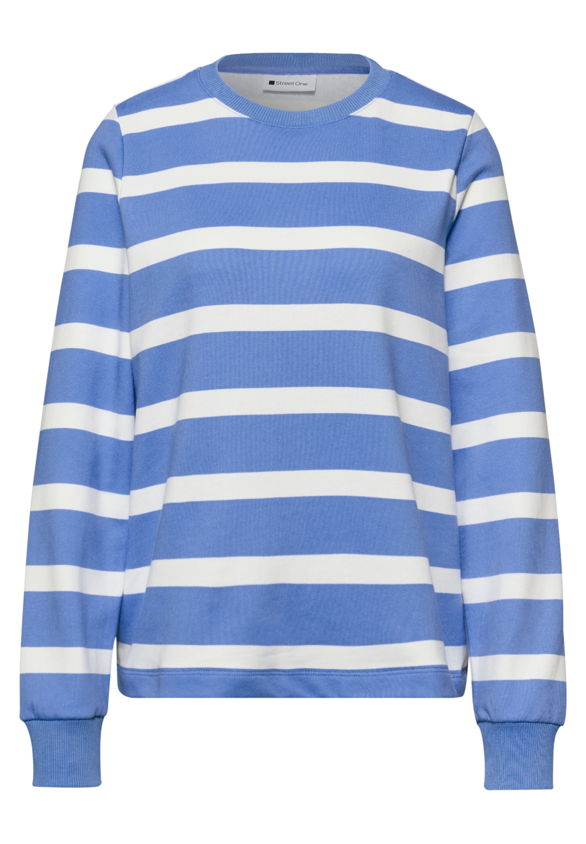STREET ONE Sweatshirt in Blue: front