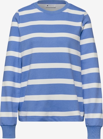 STREET ONE Sweatshirt in Blue: front