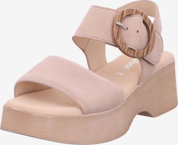 GABOR Sandale in Beige: Vorderseite