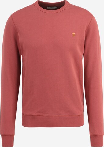 FARAH Sweatshirt 'TIM' in Roze: voorkant