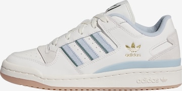 Baskets basses 'Forum Low' ADIDAS ORIGINALS en blanc : devant