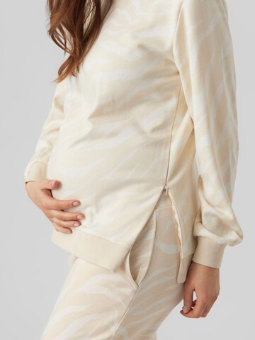 MAMALICIOUS Shirt in Beige