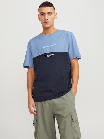 JACK & JONES T-shirt 'Eryder' i blå: framsida