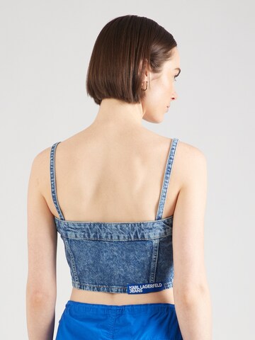 Top di KARL LAGERFELD JEANS in blu