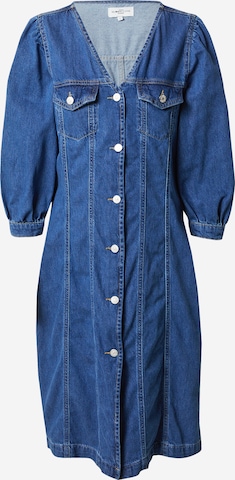 Robe-chemise 'Vega' Global Funk en bleu : devant