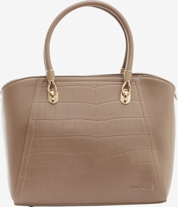 Usha Handtas in Beige: voorkant