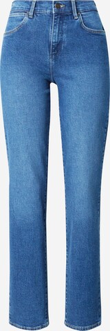 Jean 'STRAIGHT' WRANGLER en bleu : devant