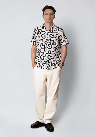 Clean Cut Copenhagen Regular fit Overhemd 'Cleave' in Wit