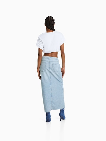 Jupe Bershka en bleu